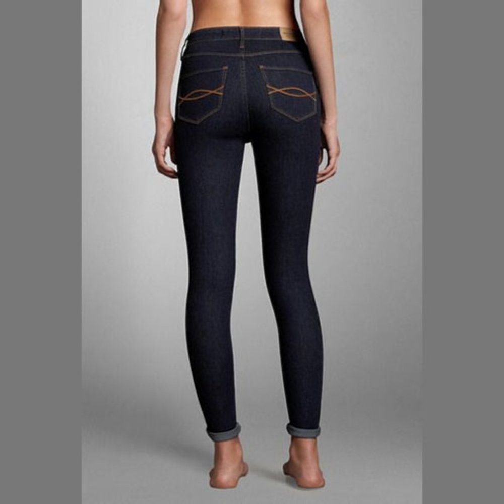 Abercrombie & Fitch Jean Leggings US4 Dark Wash